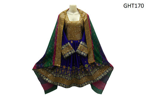 Persian Afghan With Mirrors Work Dress