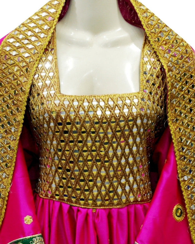 wholesale afghan muslim bridal clothes apparels with mirrors work