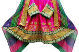 Afghan Hand Embroidered Bridal Mirror Work Dress