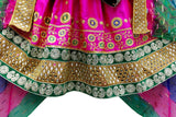 Afghan Hand Embroidered Bridal Mirror Work Dress
