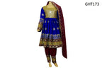 Hand Embroidered Afghan Bridal Dress