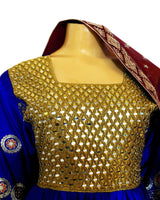 Hand Embroidered Afghan Bridal Dress