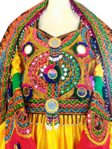 Afghan Traditional Hand Embroidered Bridal Dress