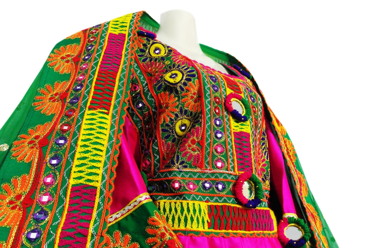 afghan clothing, muslim bridal dresses