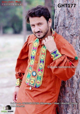Traditional Pashtun Men's Suit – Afghan Shalwar Kameez