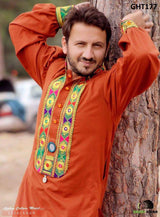 Traditional Pashtun Men's Suit – Afghan Shalwar Kameez