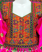 Afghan Bridal Hand Embroidered Dress