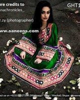 Afghan Wedding Bridal Hand Embroidered Dress