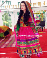 Afghan Traditional Hand Embroidered Bridal Dress