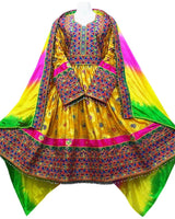 Kuchi Style Hand Embroidered Bridal Dress