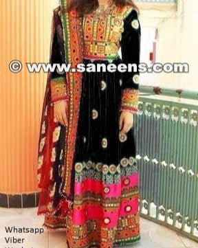 Afghan Traditional Seeta Qasemi Latest Bridal Dress