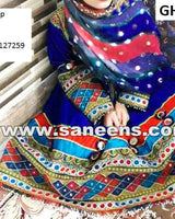 Afghan Hand Embroidered Bridal Fashion Dress