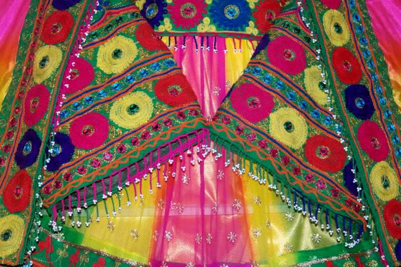 Beautiful Colors in afghan dress