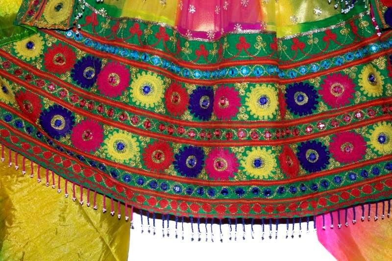 wide skirt for good looks while dancing