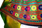 beautiful colors in afghan embroidery