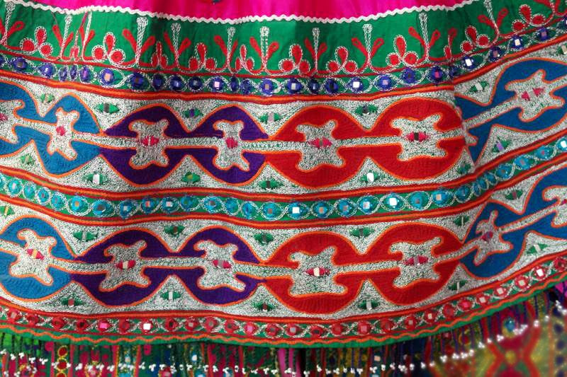 Beautiful traditional wedding dress