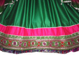Elegant Afghani Women's Dress – Traditional Afghan Fashion Bridal Frock
