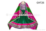 Elegant Afghani Women's Dress – Traditional Afghan Fashion Bridal Frock
