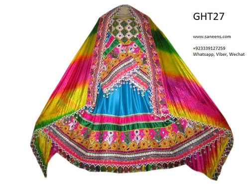Afghan Bridal Hand Embroidered Frock