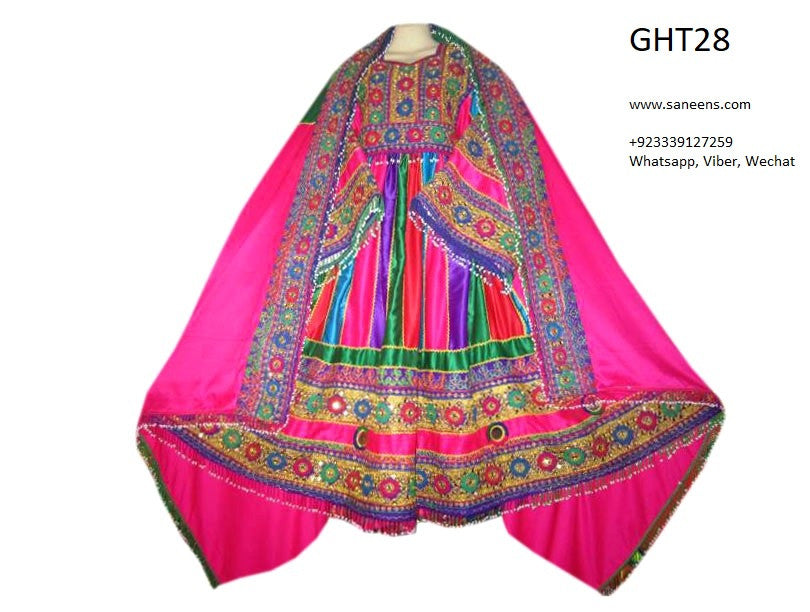 Formal Afghan Fashion Dress Traditional Afghani Brides Large Maxi Frock