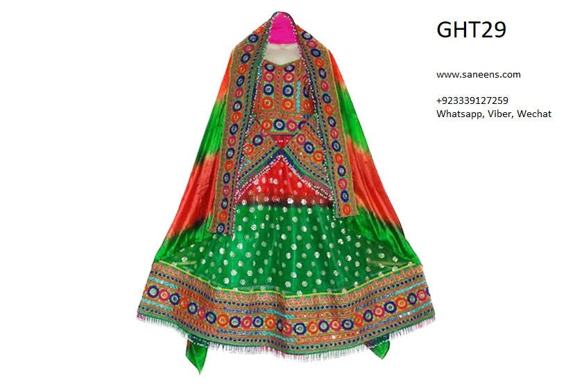 Afghan Kuchi Women New Dress Afghani Tribal Banjara Frock Bridal Costumes