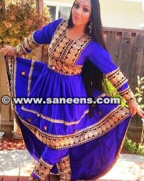 Afghan Brides Lace Work Dress