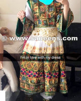 Hand Embroidered Afghan Traditional Bridal Dress
