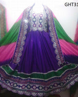 Afghan Traditional Embroidery Work Bridal Dress