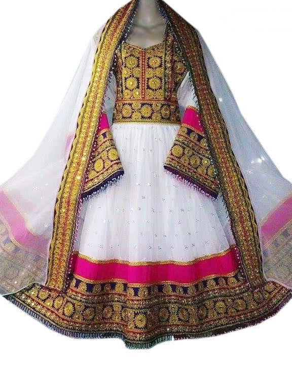 Muslim Wedding Bridal Embroidered Dress