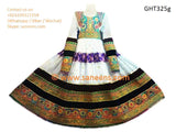 White Color Afghan Clothes Muslimah Fashion