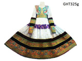White Color Afghan Clothes Muslimah Fashion
