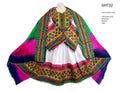 Afghan Bridle Embroidered Dress