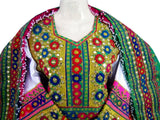 Afghan Bridle Embroidered Dress