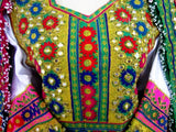 Afghan Bridle Embroidered Dress