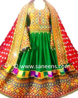 Traditional Kuchi Style Bridal Embroidered Dress