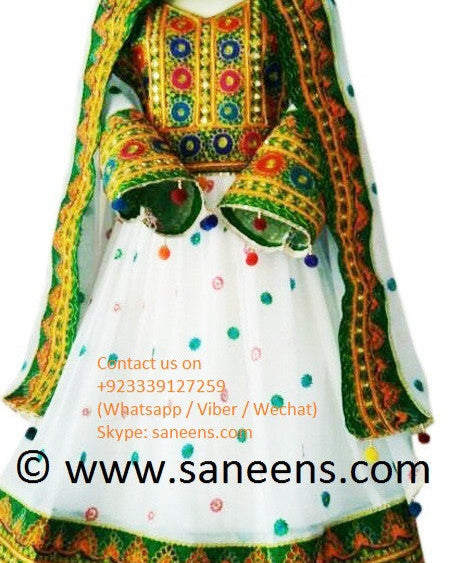 Traditional Islamic Women Embroidered Dress