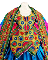 Afghan Bridle Hand Embroidered Dress