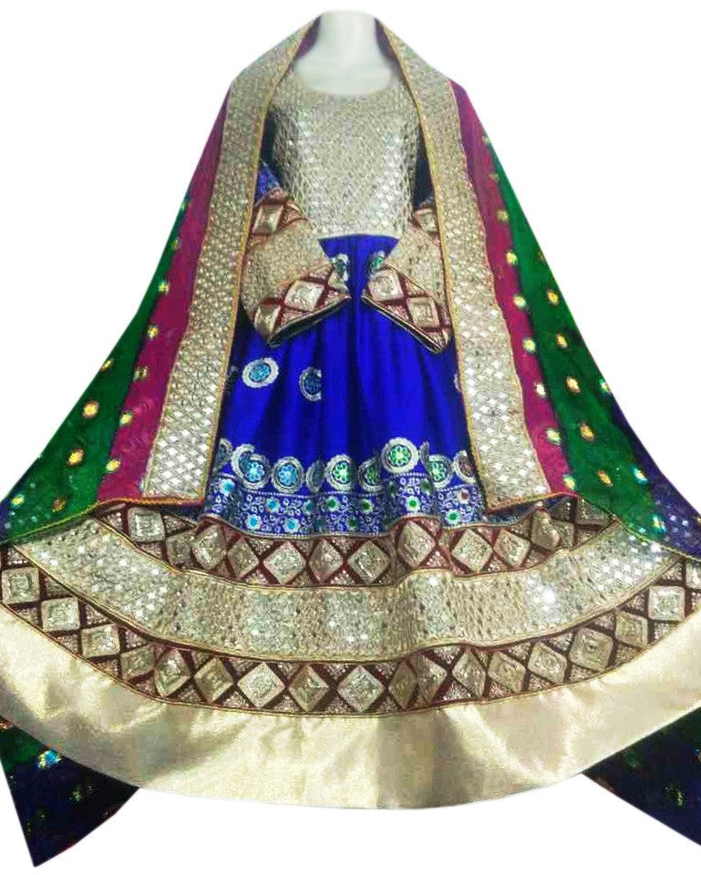 Hand Embroidered Pashtun Bridal Dress