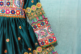 Afghan Bridal Dress With A Lot Of Mirrors Work