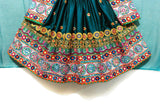 Afghan Bridal Dress With A Lot Of Mirrors Work