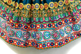 Afghan Bridal Dress With A Lot Of Mirrors Work