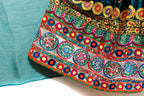 afghani dress with lot of mirrors work