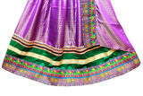 Afghani Dress In Purple Color With Handmade Embroidery Work