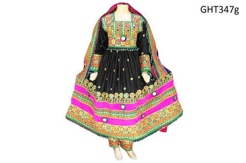 Muslim Bridal Dress With A Lot Of Mirrors Work