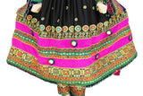 Muslim Bridal Dress With A Lot Of Mirrors Work