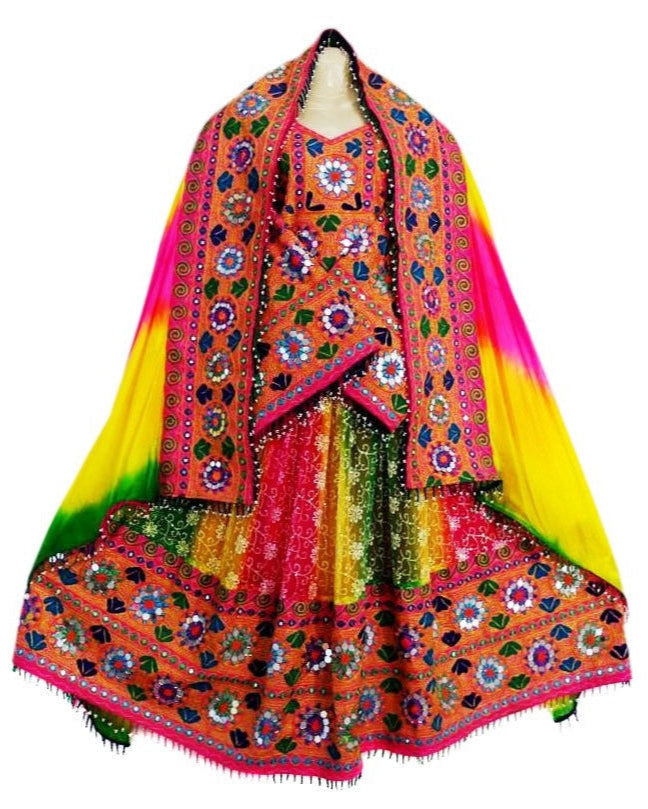 Afghan Long Bridal Embroidered Dress