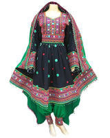Islamic Bridal Dress With Mirrors And Beads Work