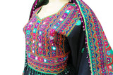 Islamic Bridal Dress With Mirrors And Beads Work