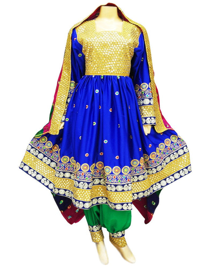 Islamic Women Dress With Lace And Lot Of Mirrors Work