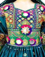 Afghan Bridal Dress With Beautiful Embroidery Work